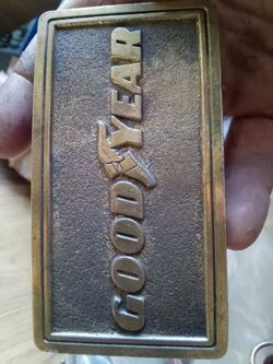 Goodyear belt buckle