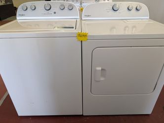 Whirlpool washer and dryer set