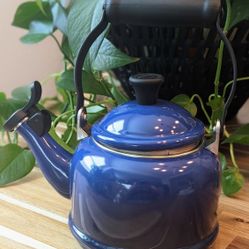 The Le Creuset enamel on steel Demi Kettle 