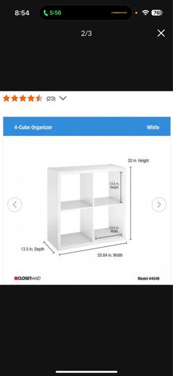 Cubical organizer