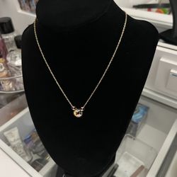 Mickey Gold Plated Necklace 