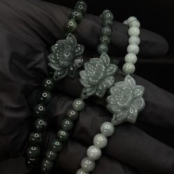 Locus Leaf Jade Bracelet 