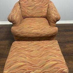 Chair W Ottoman