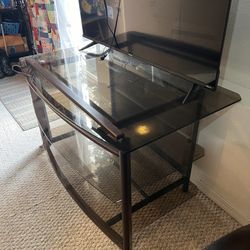 Glass TV Stand