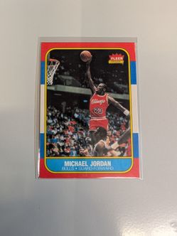 Michael Jordan Fleer Rookie #57