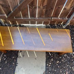 Wood Bench