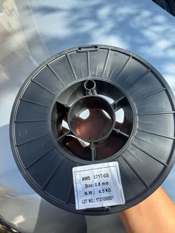 Brand new/unopened spool of AWS E71T-GS 0.8 mm (0.030") flux-cored welding wire