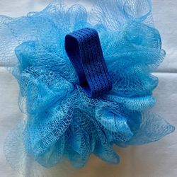 Large Bath Loofah W/Elastic Handle - NEW