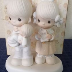 Precious Moments REJOICING WITH YOU Baby Baptism Figurine 