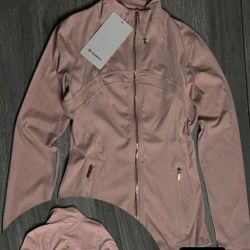 PINK LULULEMON DEFINED JACKET 