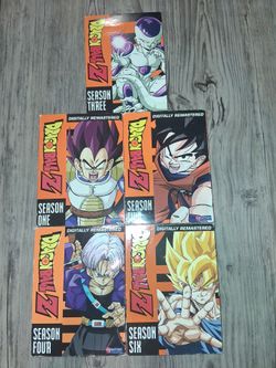 Dragon Ball Z Seasons 1, 2, 3, 4 & 6 DVD sets