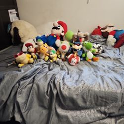Mario Plushies 