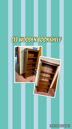 Wooden Bookshelf/ Bookcase