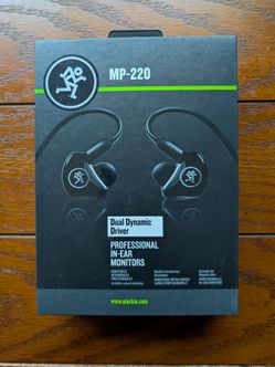 Mackie MP-220 Dual Dynamic In-Ear Monitors IEM - $75