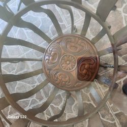 Glass Top Dinette Table And Chairs Set