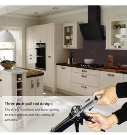 Dual Caulking Gun, Double Cartridge Epoxy Gun
