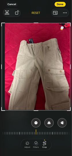 Khaki Cargo Pants with Tags