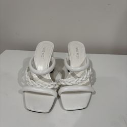 size 7 white heels