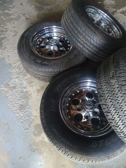 Vintage Crager Rims With Tires