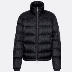 Dior Oblique Down Puffer Jacket Black