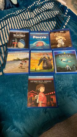 Studio ghibli movies. Ponyo and grave of fireflies sealed