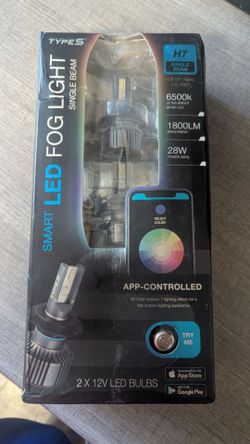 Type S Smart LED Fog Light H7 Single Beam