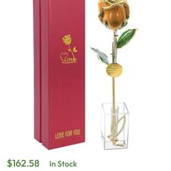 24k gold red rose BRAND NEW 