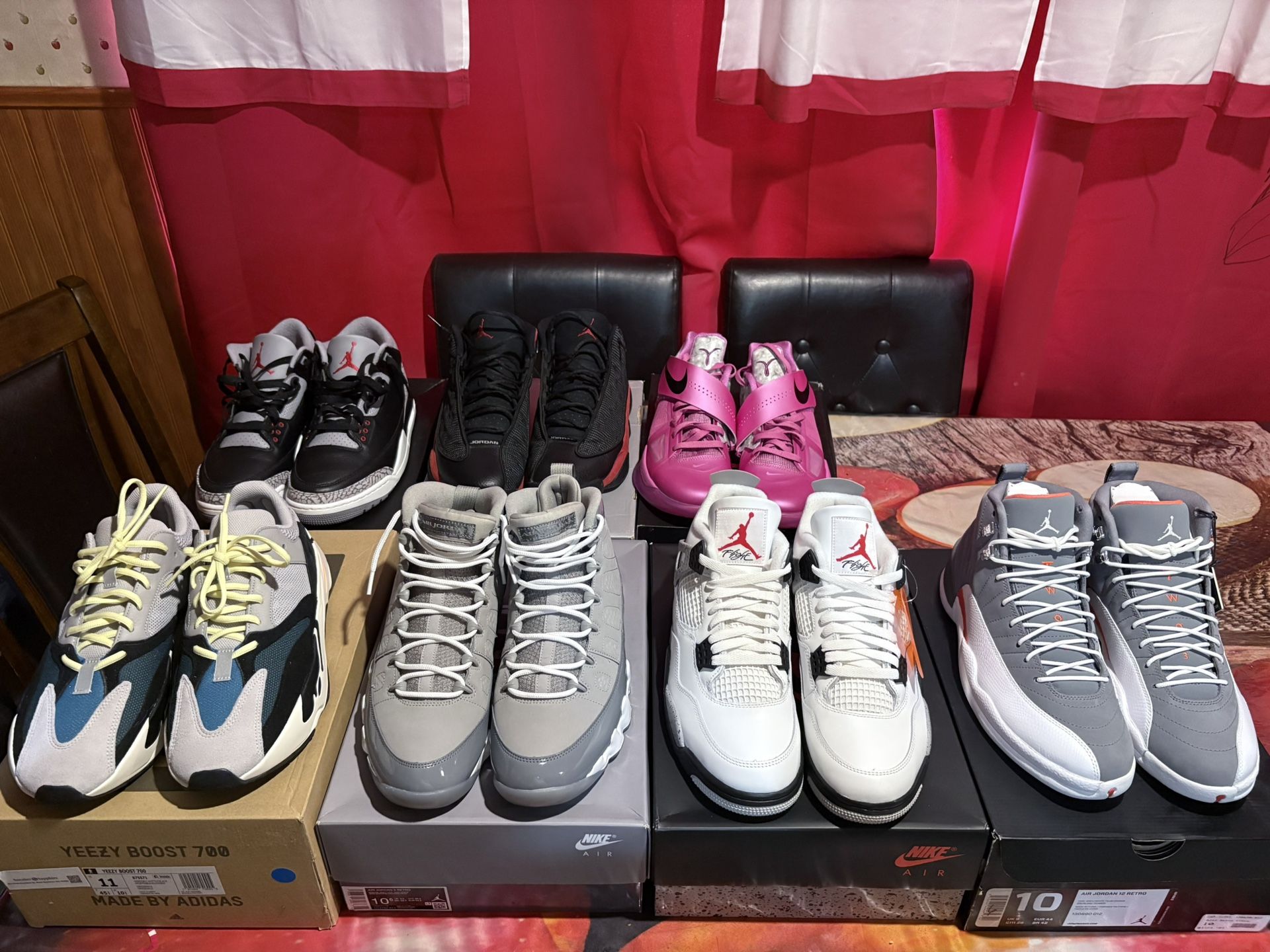 Jordan, Yeezy, KDs Size 10-11