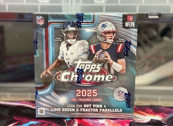 (2x) 2025 NFL Topps Chrome Mega Box - $85