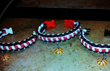 Miami Heat Paracord Bracelets