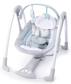 Ingenuity Compact Lightweight Portable Baby Swing with Music