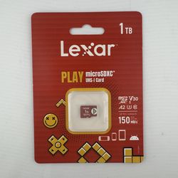 Lexar Play 1TB MicroSD UHS-I A2 V30 MicroSDXC Gaming Memory Card
