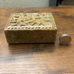 Small Trinket Box Made Of Stone