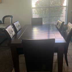 7 Pcs Dining Table Set