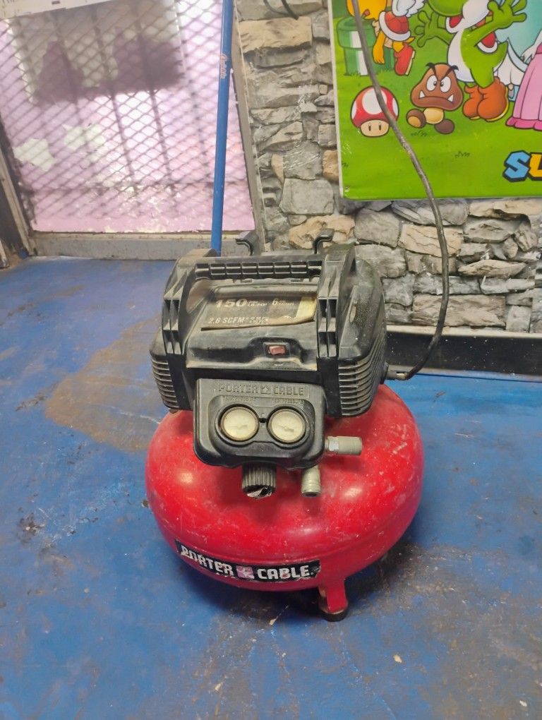Porter Cable Air Compressor $60