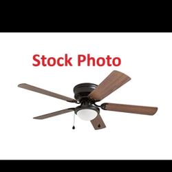 Harbor Breeze 41690 Builders Series  52" Bronze Finish Ceiling Fan w/ Light Kit