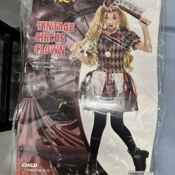 Girl Circus Clown Costume 