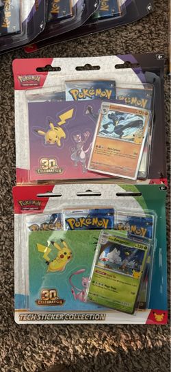 Pokémon 30th Celebration Tech Sticker Collection