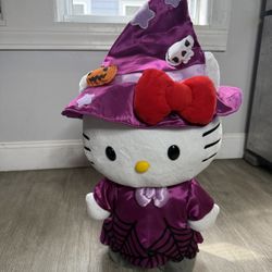 Large Hello Kitty Halloween Witch 
