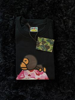 Bape ABC Camo Milo On Big Ape Tee 