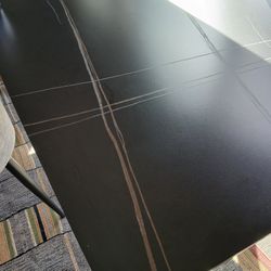 Beautiful Ceramic Dining Table & Four Chairs