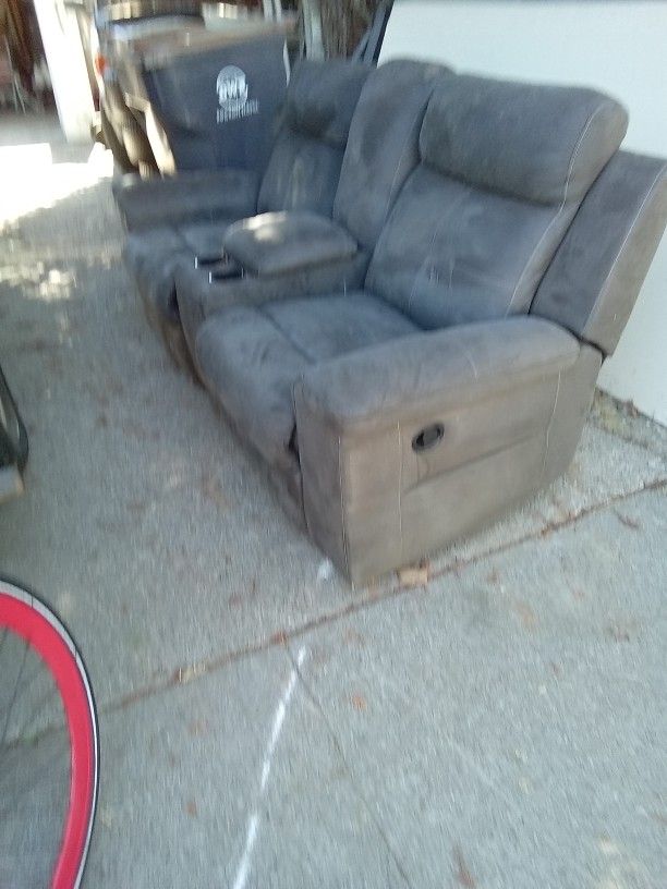 Love Seat Double Recliner