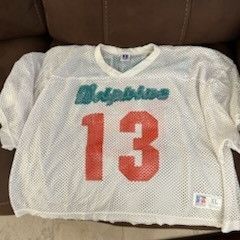 Miami Dolphins Dan Mario Cropped Jersey 
