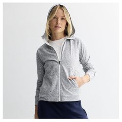 NEW Tek Gear Hooded Jacket, XL - Black