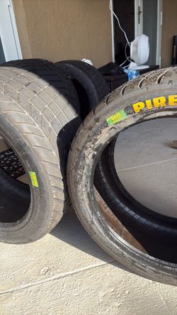 Pirelli W6 wet racing tires 18” 305 /670 -18 and 245 /645 -18