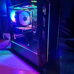 Gaming PC WITH MONITOR: GTX 1060 + Intel I5 8600k - 1TB NVME storage