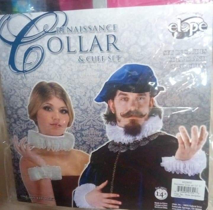 Renaissance collar and cuff