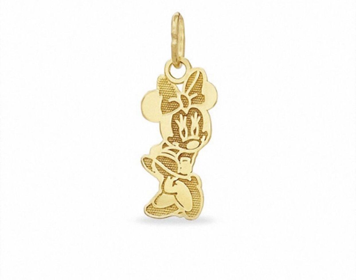 10kt Dije De Oro Minnie