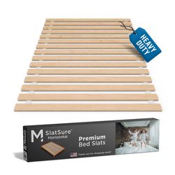 New!! Queen size SLATSURE HORIZONTAL BED SLATS - HEAVY DUTY, WOOD