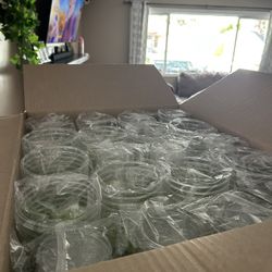  32 oz Clear REBEL  Plastic Cups 500ct